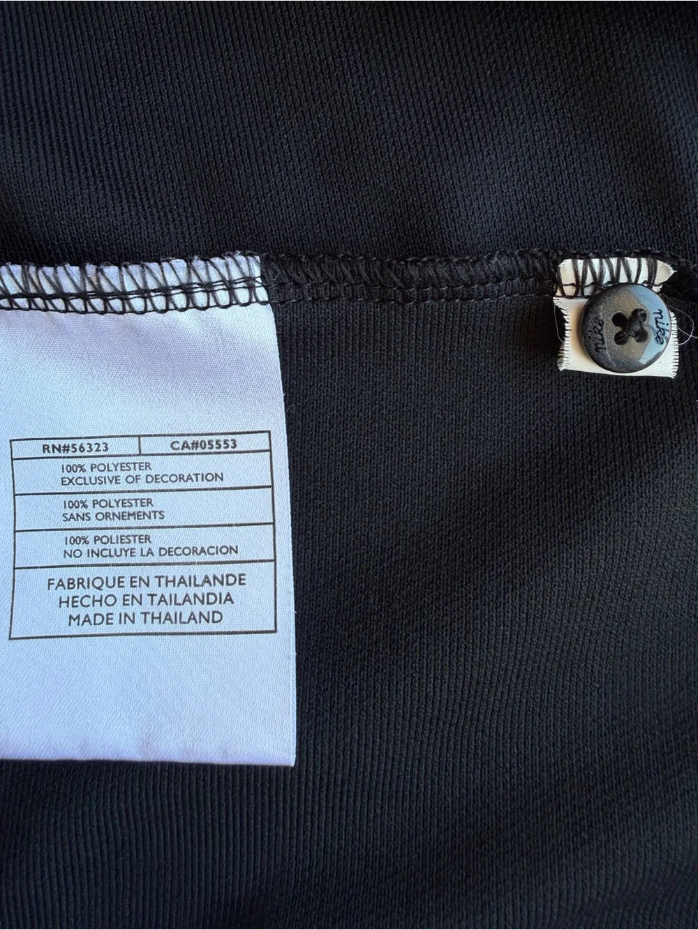 Nike Black Golf Polo Dri-Fit Shirt Women’s Large